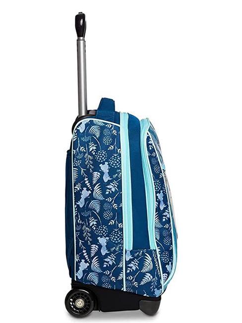 BELIEVE IN YOURSELF Rucsac troler 2 roti tardis albastru - Rucsacuri cu role