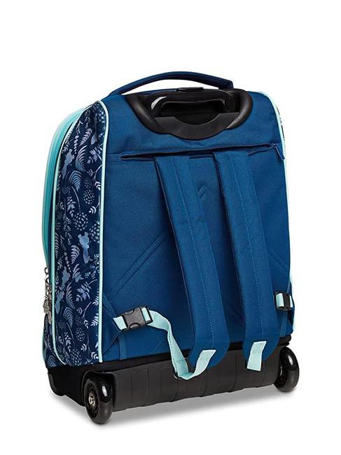 BELIEVE IN YOURSELF Rucsac troler 2 roti tardis albastru - Rucsacuri cu role