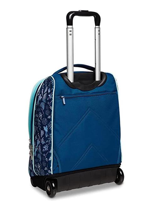 BELIEVE IN YOURSELF Rucsac troler 2 roti tardis albastru - Rucsacuri cu role