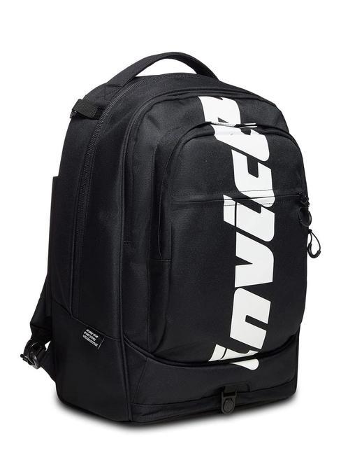 LOGO NEW PLUG Rucsac troler detasabil cu 2 roti negru - Rucsacuri cu role