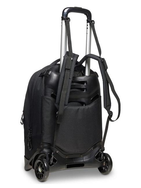 LOGO NEW PLUG Rucsac troler detasabil cu 2 roti negru - Rucsacuri cu role