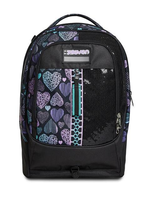PATCHYHEART GIRL JACK Rucsac troler detasabil cu 2 roti negru - Rucsacuri cu role