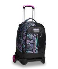 SEVEN PATCHYHEART GIRL JACK Rucsac troler detasabil cu 2 roti negru - Rucsacuri cu role - 4