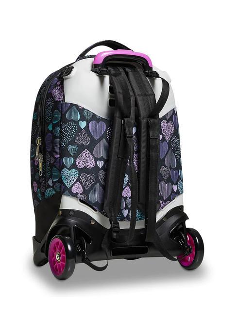 PATCHYHEART GIRL JACK Rucsac troler detasabil cu 2 roti negru - Rucsacuri cu role