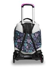SEVEN PATCHYHEART GIRL JACK Rucsac troler detasabil cu 2 roti negru - Rucsacuri cu role - 7