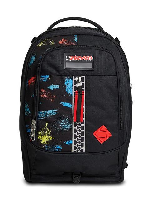 SCRATCH BOY JACK Rucsac troler detasabil cu 2 roti negru - Rucsacuri cu role