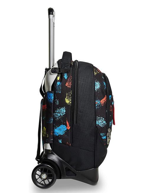 SCRATCH BOY JACK Rucsac troler detasabil cu 2 roti negru - Rucsacuri cu role