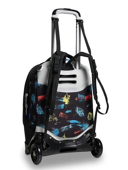 SCRATCH BOY JACK Rucsac troler detasabil cu 2 roti negru - Rucsacuri cu role