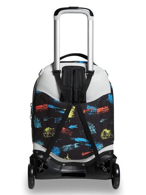 SCRATCH BOY JACK Rucsac troler detasabil cu 2 roti negru - Rucsacuri cu role