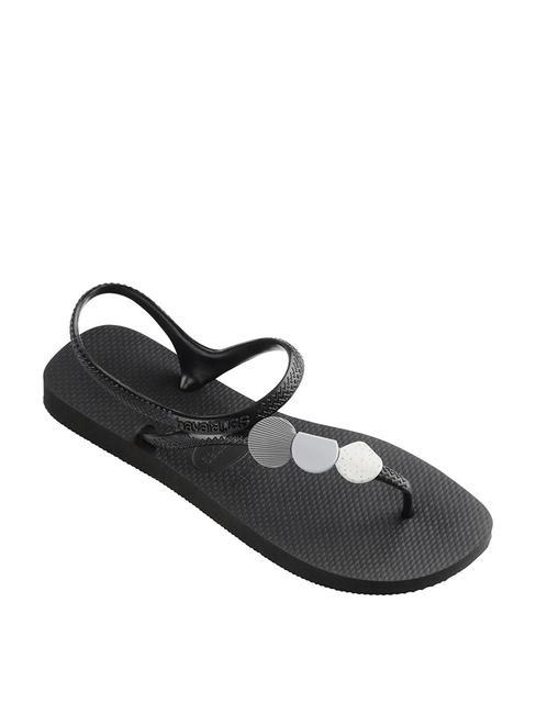 FLASH URBAN PLUS Sandale flip flop negru negru - Pantofi femei