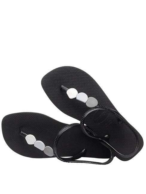 FLASH URBAN PLUS Sandale flip flop negru negru - Pantofi femei