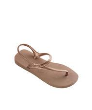 HAVAIANAS FLASH URBAN  Sandale flip flop rose / aur - Pantofi femei - 2