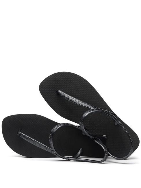 FLASH URBAN  Sandale flip flop BLACK - Pantofi femei