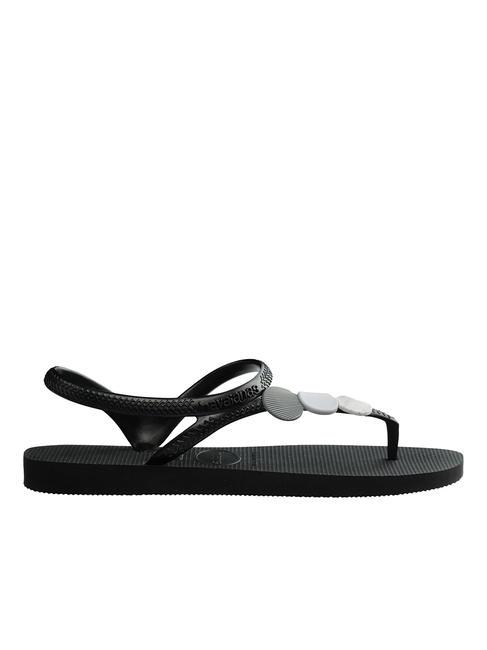 FLASH URBAN PLUS Sandale flip flop negru negru - Pantofi femei