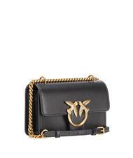 PINKO LOVE ONE MINI Geanta mini din piele de vitel - Genți femei