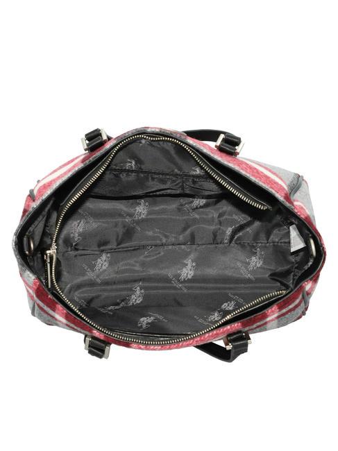 TROPHY Geantă mare de cumpărături din material textil gri inchis - Genți femei