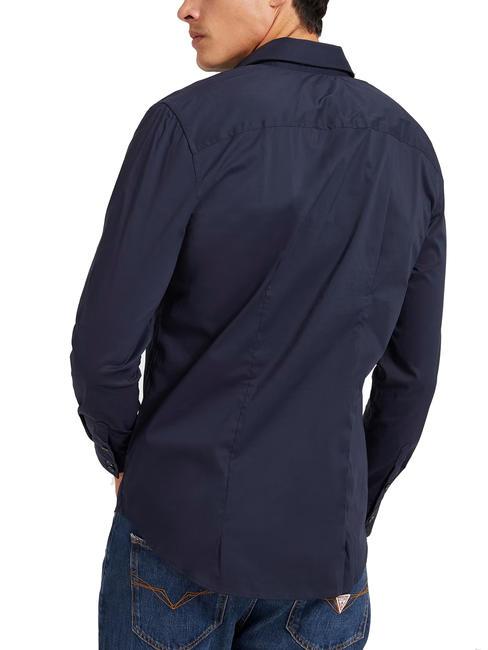 CORE  Cămașă din bumbac elastic smartblue - Cămăși pentru bărbați