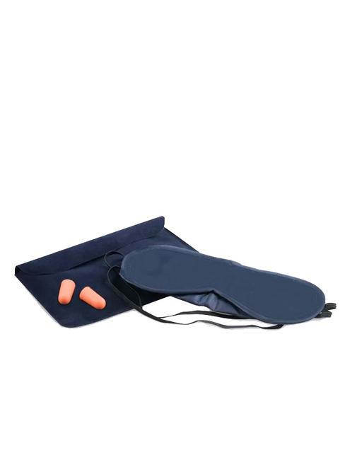 TRAVEL Set pernă, mască și șapcă albastru - Accesorii de călătorie