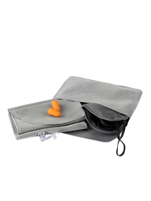TRAVEL Set pernă, mască și șapcă gri - Accesorii de călătorie