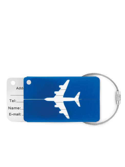 FLY TAG Etichetă pentru bagaje cu etichetă cu numele albastru regal - Accesorii de călătorie