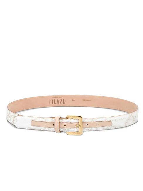 GEO WHITE Cureaua scurtabilă alb - Curele