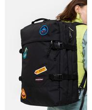 EASTPAK TRAVELPACK  Rucsac de voiaj, suport pc 17". petice de tabără negru - Rucsacuri pentru școală și timp liber - 8