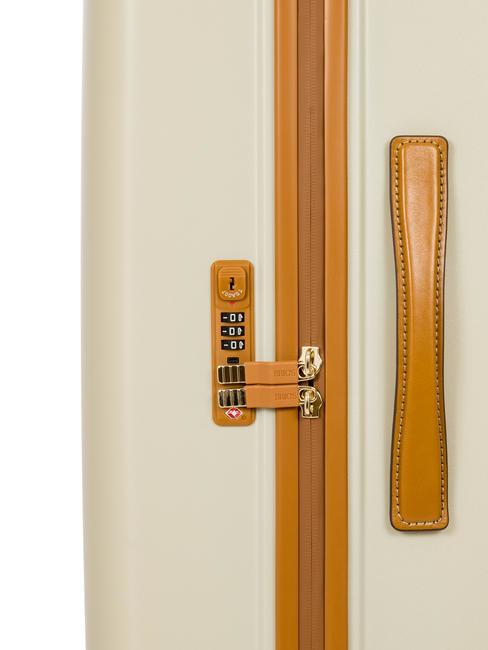 AMALFI Cărucior de dimensiune medie cremă - Trolere rigide