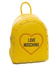 LOVE MOSCHINO LOGO CUORE rucsac galben - Genți femei - 4