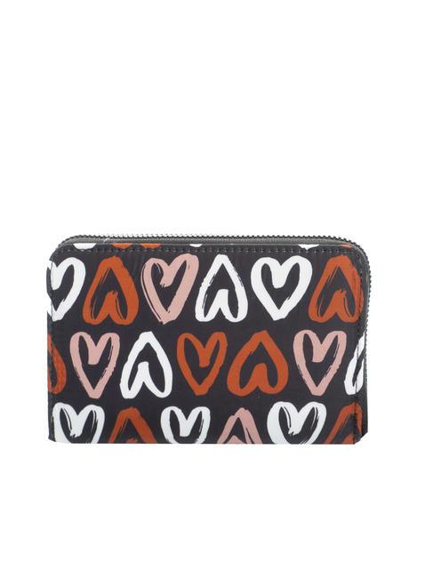 PRINT ALL OVER Portofel mediu cu fermoar negru / art - Saci și accesorii pentru copii