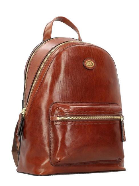 STORY Rucsac din piele pentru calculator de 13". BROWN - Rucsacuri pentru laptop