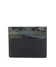 PLEIN SPORT CHICAGO Suport card din piele negru - Portofele bărbați - 3