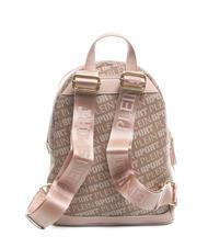 PLEIN SPORT RED HILL Rucsac cu textura logo-ului taupe - Genți femei - 2