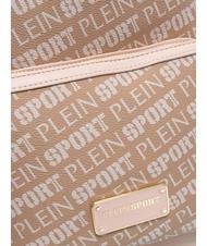 PLEIN SPORT RED HILL Rucsac cu textura logo-ului taupe - Genți femei - 3