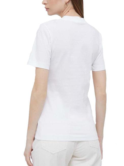 CK JEANS MONOLOGO Tricou slim-fit din bumbac Alb strălucitor - tricou