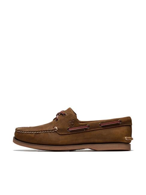 CLASSIC BOAT 2 Eye Pantofi de barca din piele maro - Pantofi bărbați