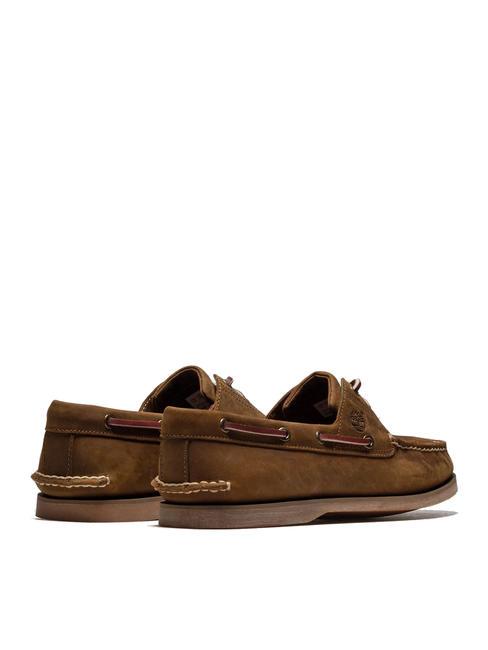 CLASSIC BOAT 2 Eye Pantofi de barca din piele maro - Pantofi bărbați