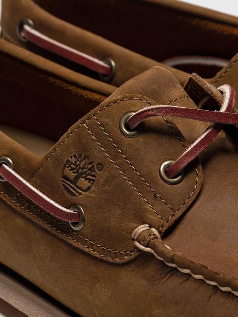CLASSIC BOAT 2 Eye Pantofi de barca din piele maro - Pantofi bărbați