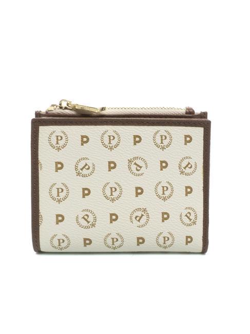 HERITAGE Portofel compact fildeș / brun - Portofele femei