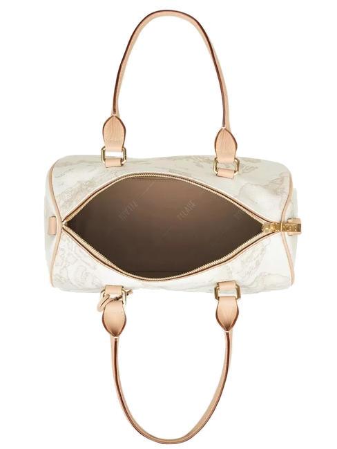 GEO CLASSIC Geanta de mana, cu bareta de umar alb - Genți femei