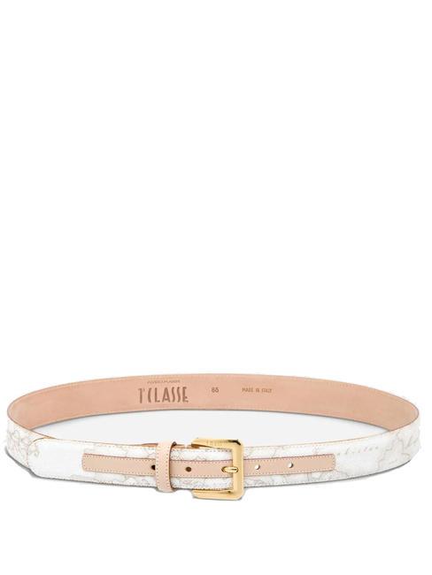 GEO WHITE Cureaua scurtabilă alb - Curele