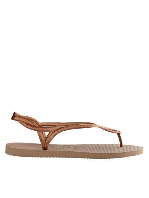 Flip-flops LUNA Rosegold - Pantofi femei