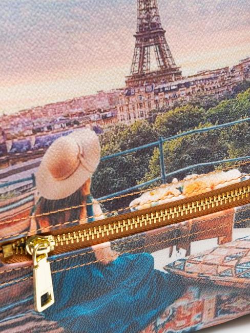 YESBAG  Geanta de mana, cu bareta de umar, imprimeu peste tot vedere la Paris - Genți femei