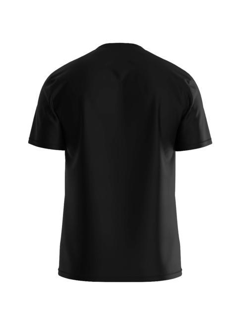 AIDY Tricou scris in aceeasi culoare jetbla - tricou