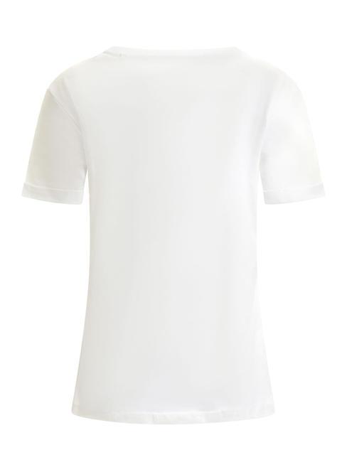 RELAXED Tricou cu inel alb purpuriu - tricou