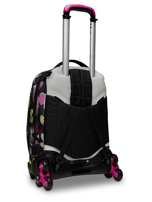 JACK KIDDIE CRUSH Rucsac Troler 3 in 1 detasabil, cu roti triple IBIS ROSE - Rucsacuri cu role