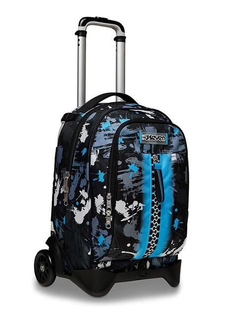 JACK COLOURJET Rucsac troler 3 in 1, detasabil azur - Rucsacuri cu role