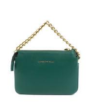 TOSCA BLU MILANO Geantă din piele cu &icirc;mp&acirc;nzire verde - Genți femei - 4