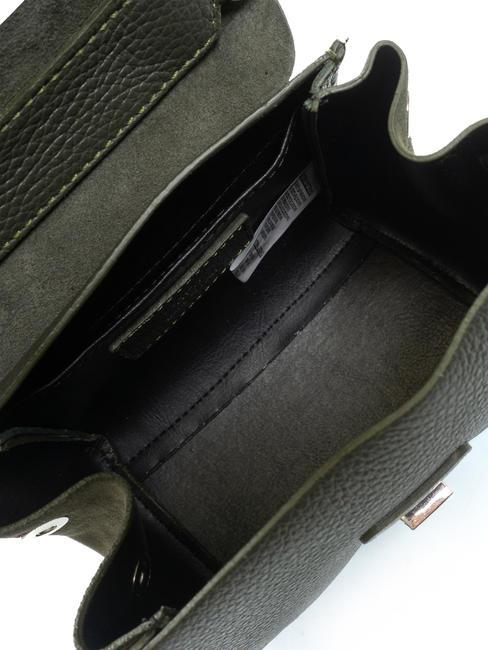 DUBROVNIK Mini geanta portbagaj din piele militar - Genți femei