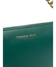TOSCA BLU MILANO Geanta din piele cu bareta de umar verde - Genți femei - 3