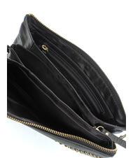 TOSCA BLU NIZZA Curea de umar cu trei compartimente cu crampoane negru - Genți femei - 5